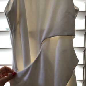 White cocktail dress